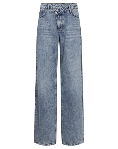 Co'Couture - Ruthie CC Asym Wide Jeans - Denim Blue